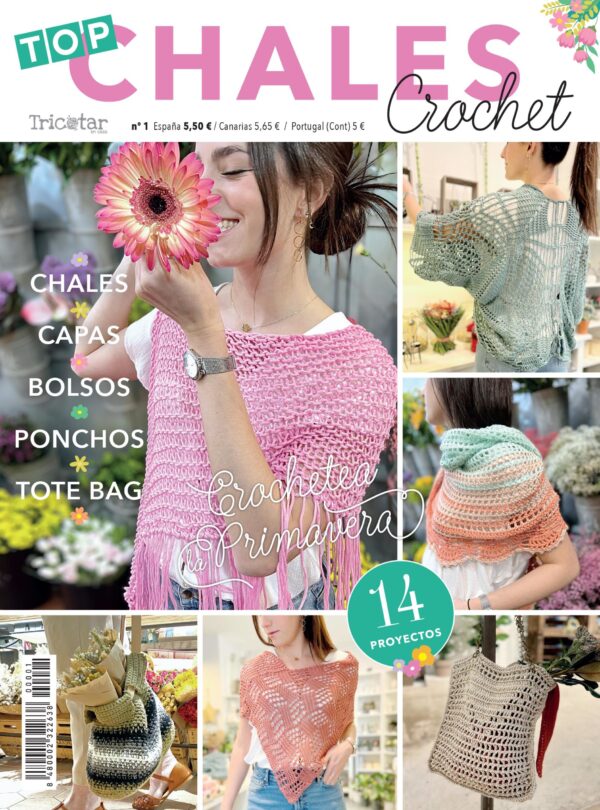 Revista Top Chales Crochet Caprichos de hermanas